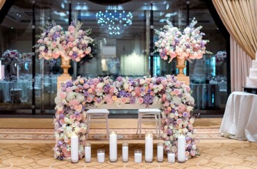 Module Sweet Heart Table : décoration florale de la table d’honneur